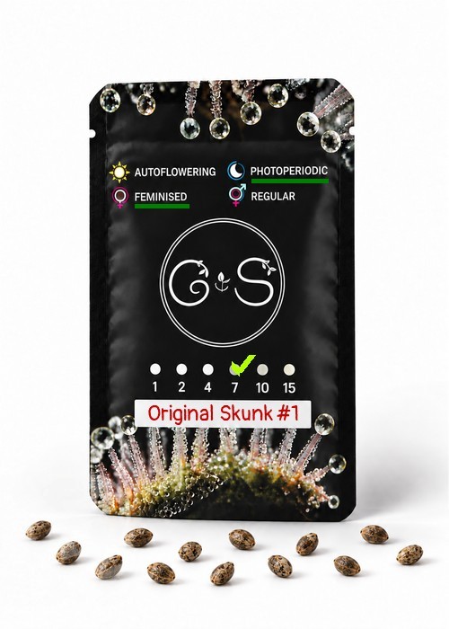 Семена ганжа  Original Skunk #1 feminised Ganja Seeds
