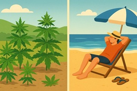 Как уехать в отпуск и не потерять аутдор: руководство по выживанию каннабиса